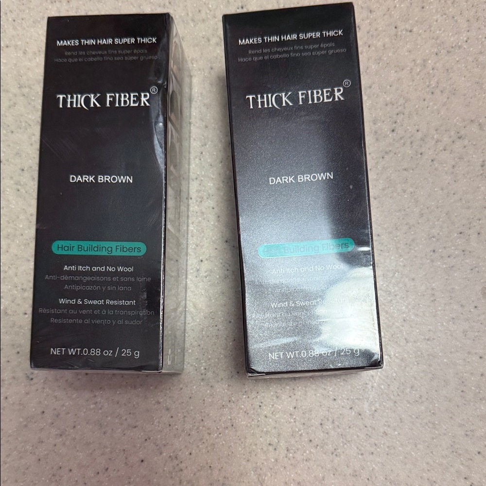 Thick Fiber Hair Building Fibers - Dark Brown